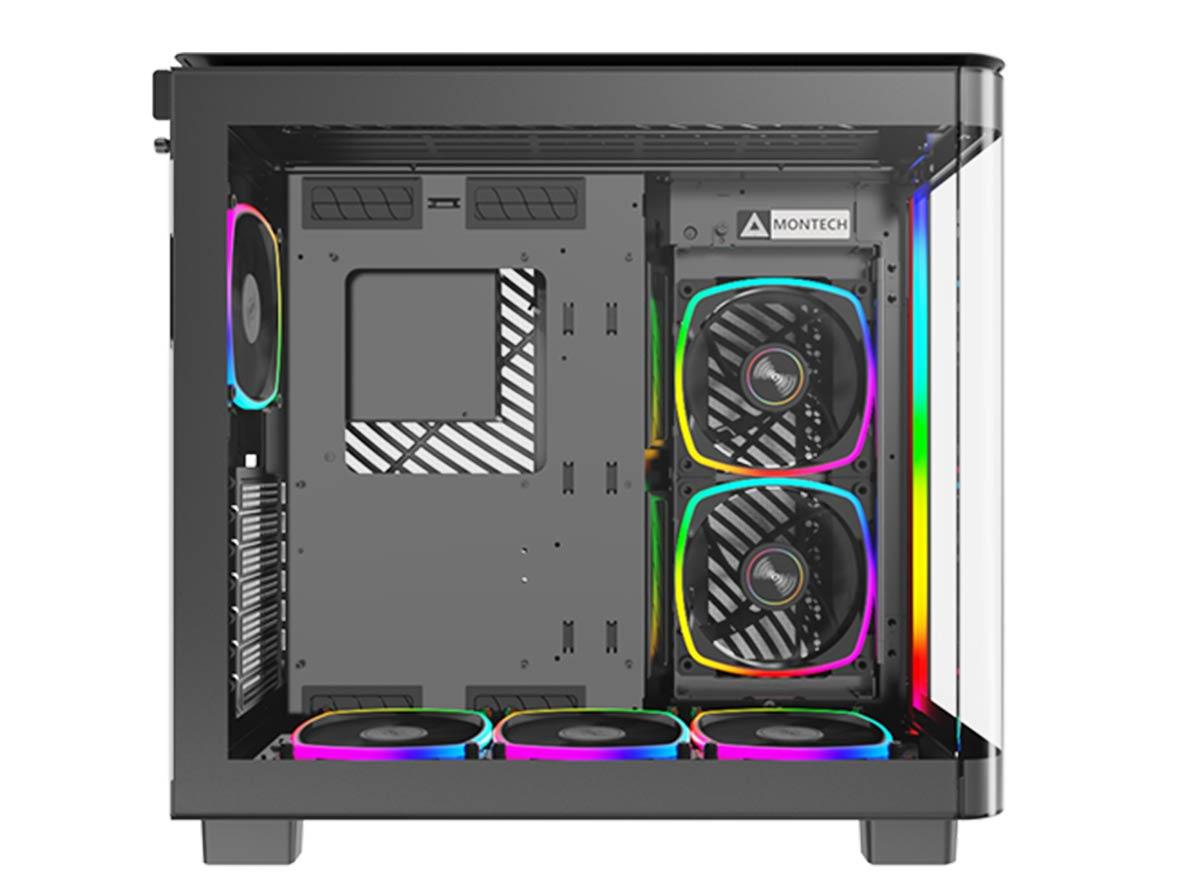 Montech KING95 Pro Mid-Tower PC Chassis - Black - Zayoom