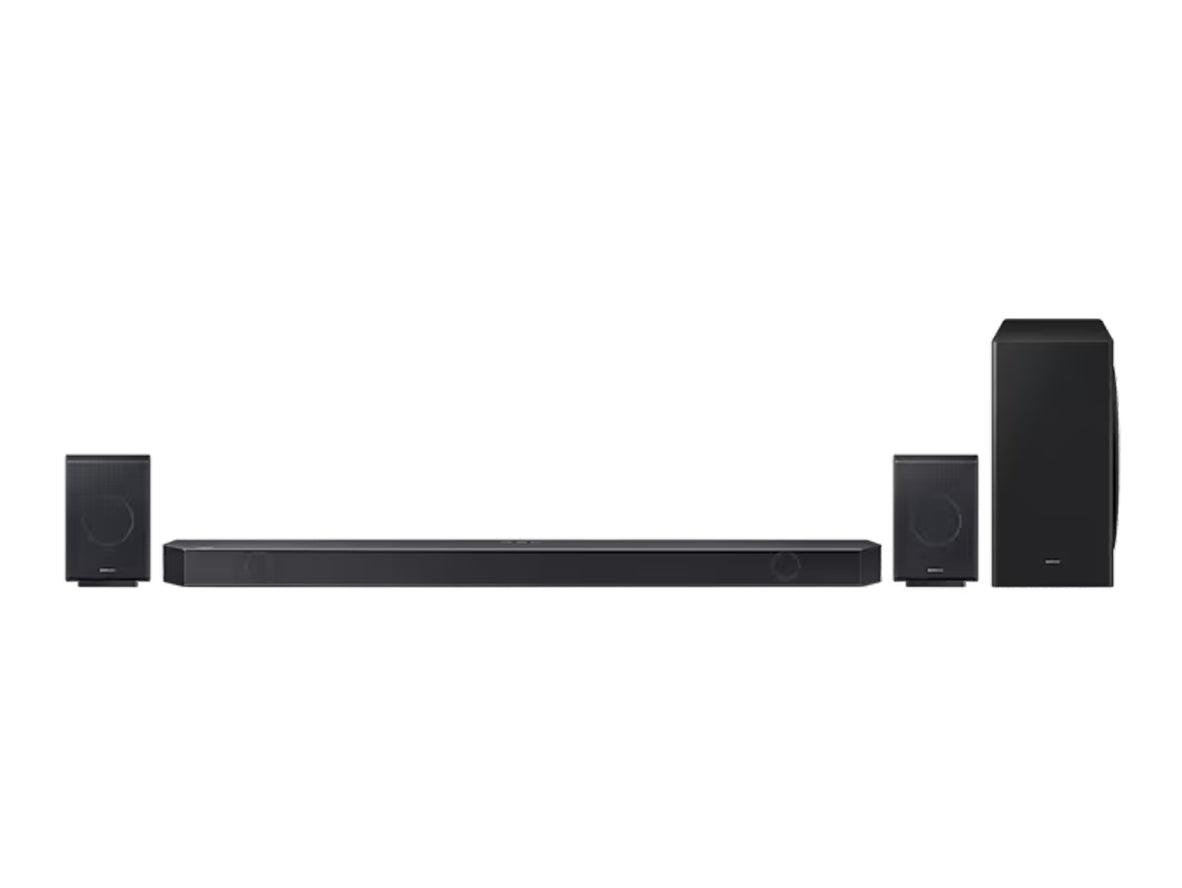 Samsung Q-Symphony 9.1.4ch Dolby Atmos Soundbar System With Wireless Subwoofer - Black - Zayoom