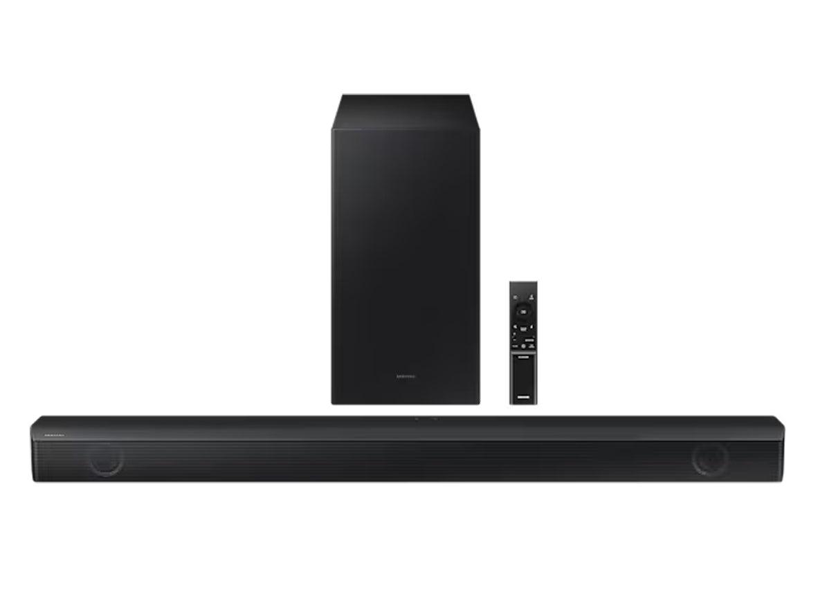 Samsung B-Series 2.1ch Dolby Audio and DTS Virtual:X Soundbar System With Wireless Subwoofer - Black - Zayoom