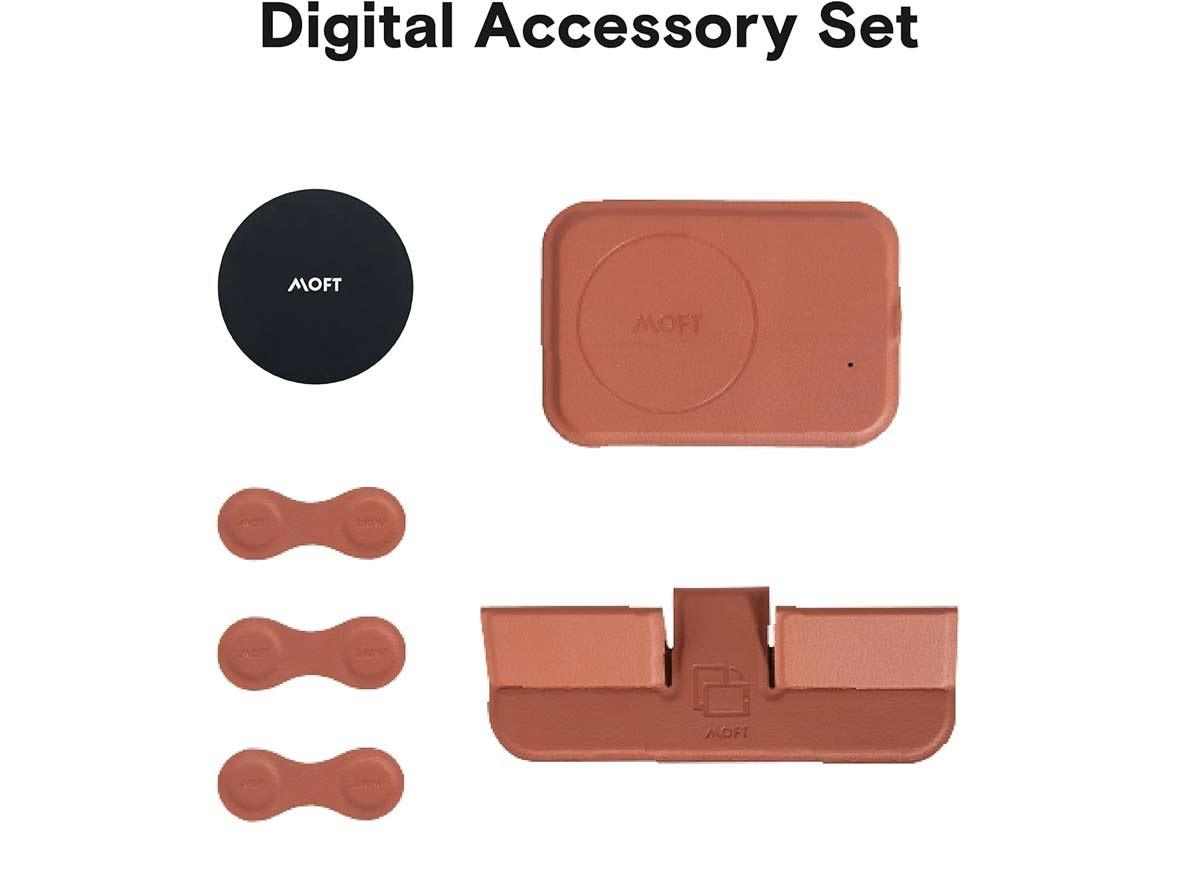 MOFT 6 in1 Smart Desk Mat + Digital Set - Sienna brown - Zayoom
