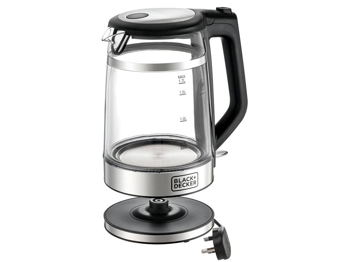 BLACK+DECKER Glass Kettle Double Wall 1.7L - 2200W - Zayoom