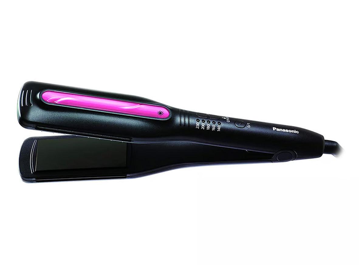 Panasonic Wide Plate Hair Straightener - Black - Zayoom