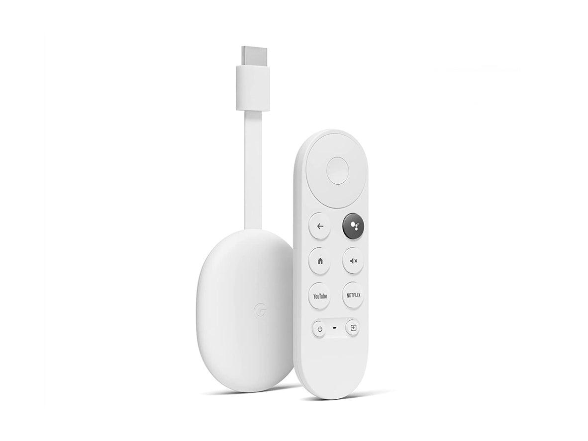 Google Chromecast With Google TV 4K Version HDR - Snow - Zayoom