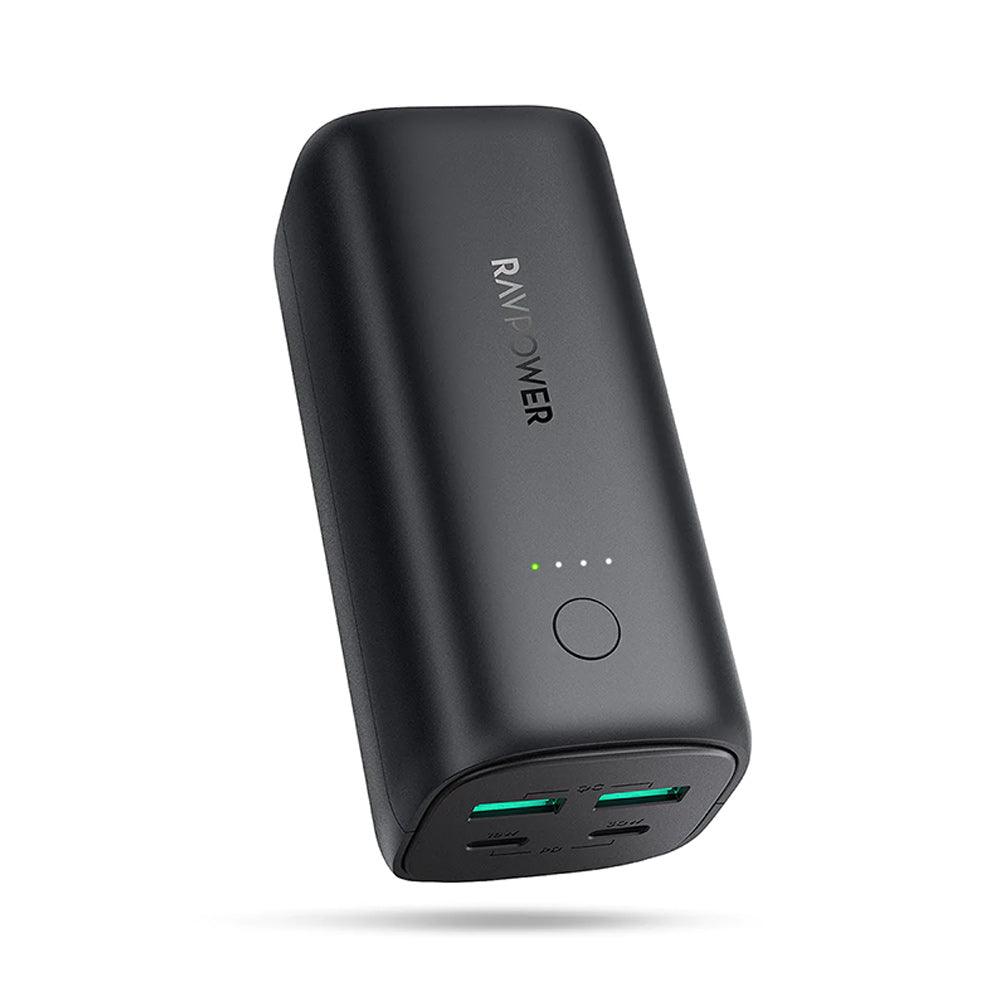 RAVPower PD Pioneer 20000mAh 65W 4-Port Power Bank RP-PB208 - Black - Zayoom