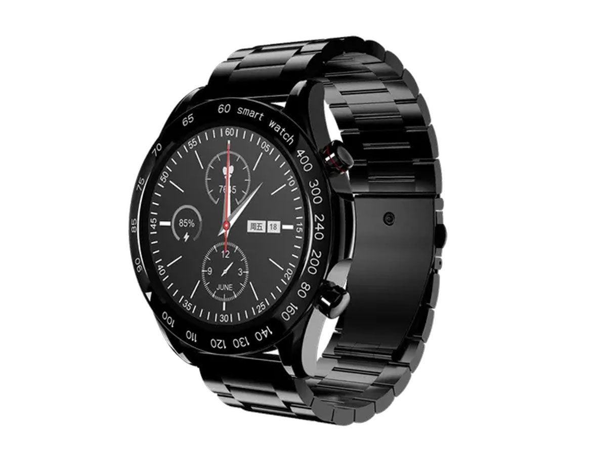 HiFuture Stainless Smart Watch - Black - Zayoom