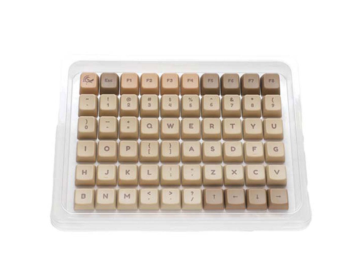 Ducky PBT Dye-Sublimation MDA Profile 132-Keycaps Set - Boba Tea - Zayoom