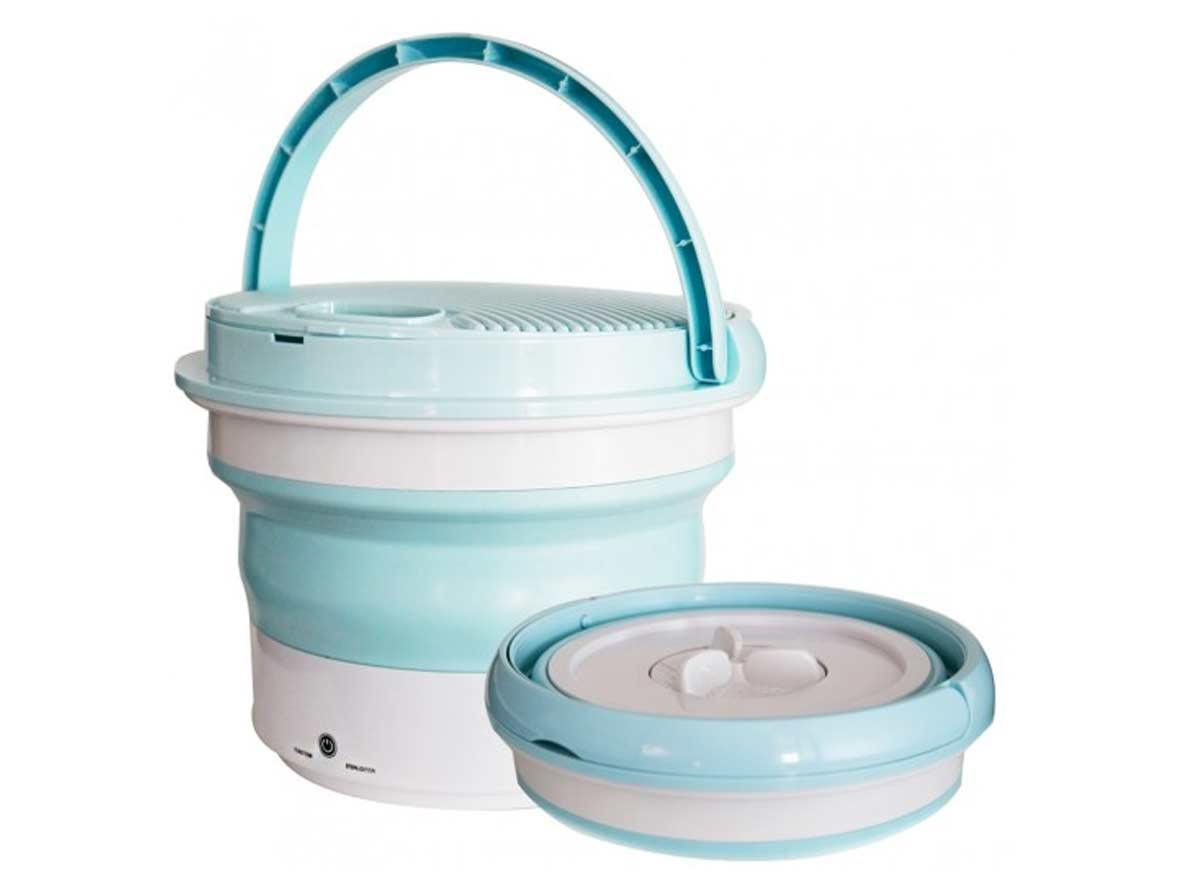 Folding Electric Washing Machine 2 KG - Blue - Zayoom