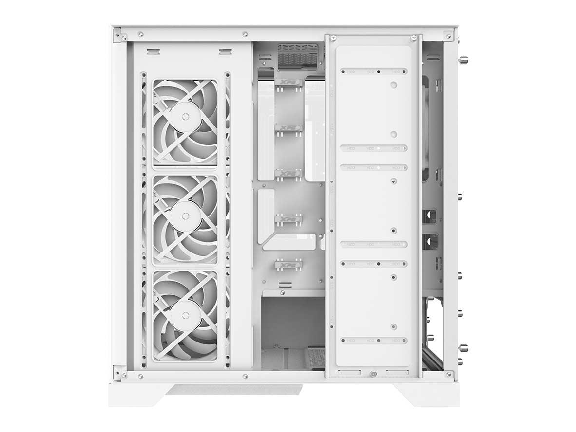 XPG INVADER X Mid-Tower PC Chassis - White - Zayoom