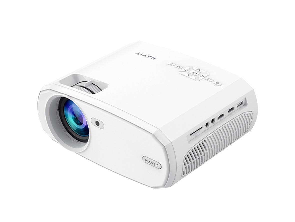HAVIT PJ202 Pro 4K Smart Projector Pro - White - AS-IS (Open Box) - Zayoom