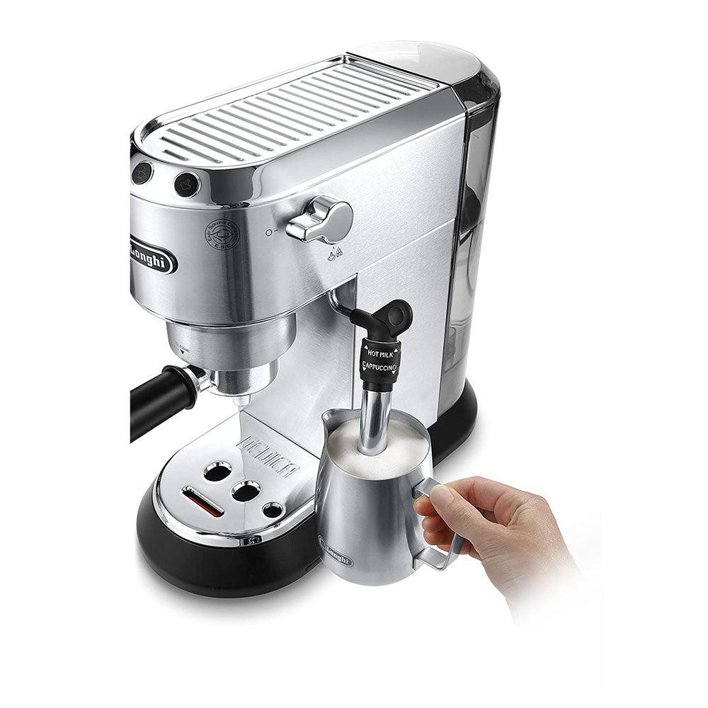 Delonghi Dedica Pump Deluxe Espresso - Coffee Machine - Silver - Zayoom