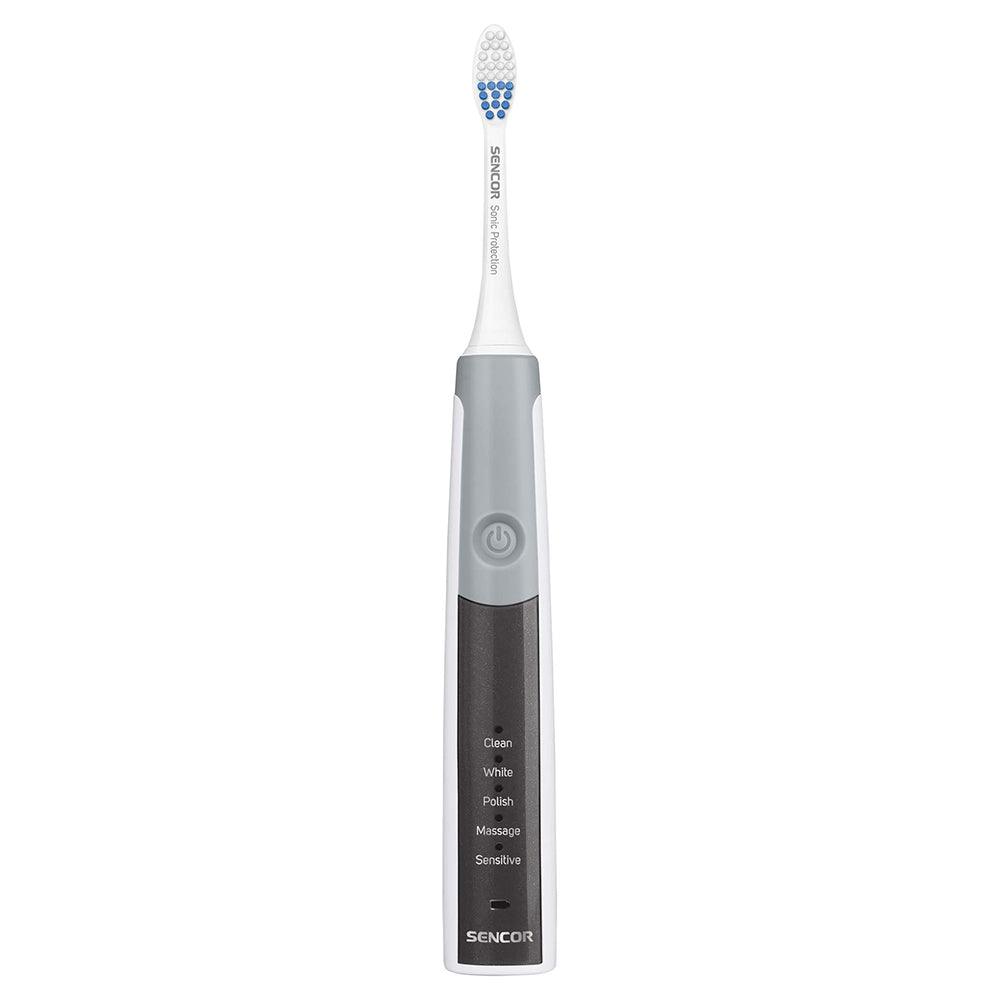 Sencor SOC 2200 Electric Sonic Rechargeable Toothbrush - Grey - Zayoom