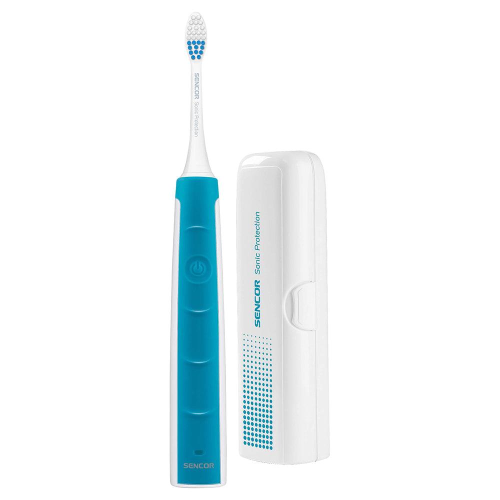 Sencor SOC 1102 Electric Sonic Rechargeable Toothbrush - Turquoise - Zayoom
