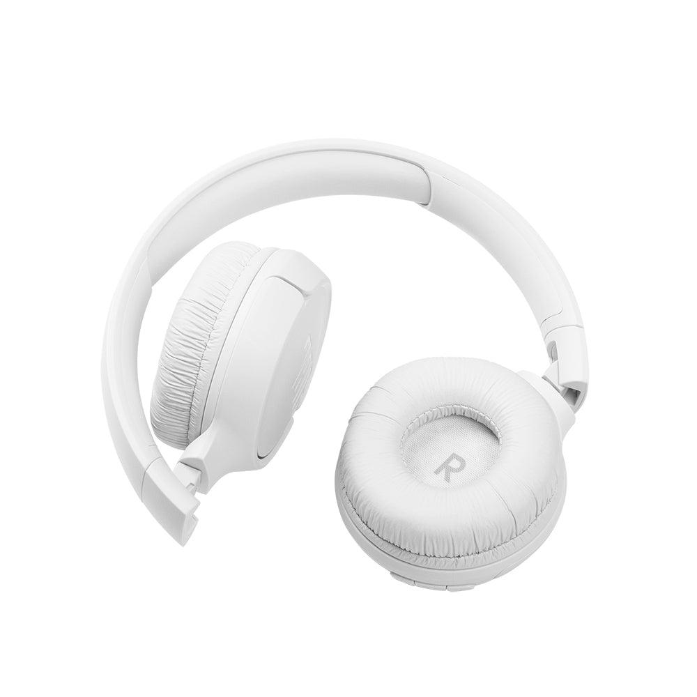 JBL Tune 570BT Pure Bass Wireless Over-Ear Headphones - White - Zayoom
