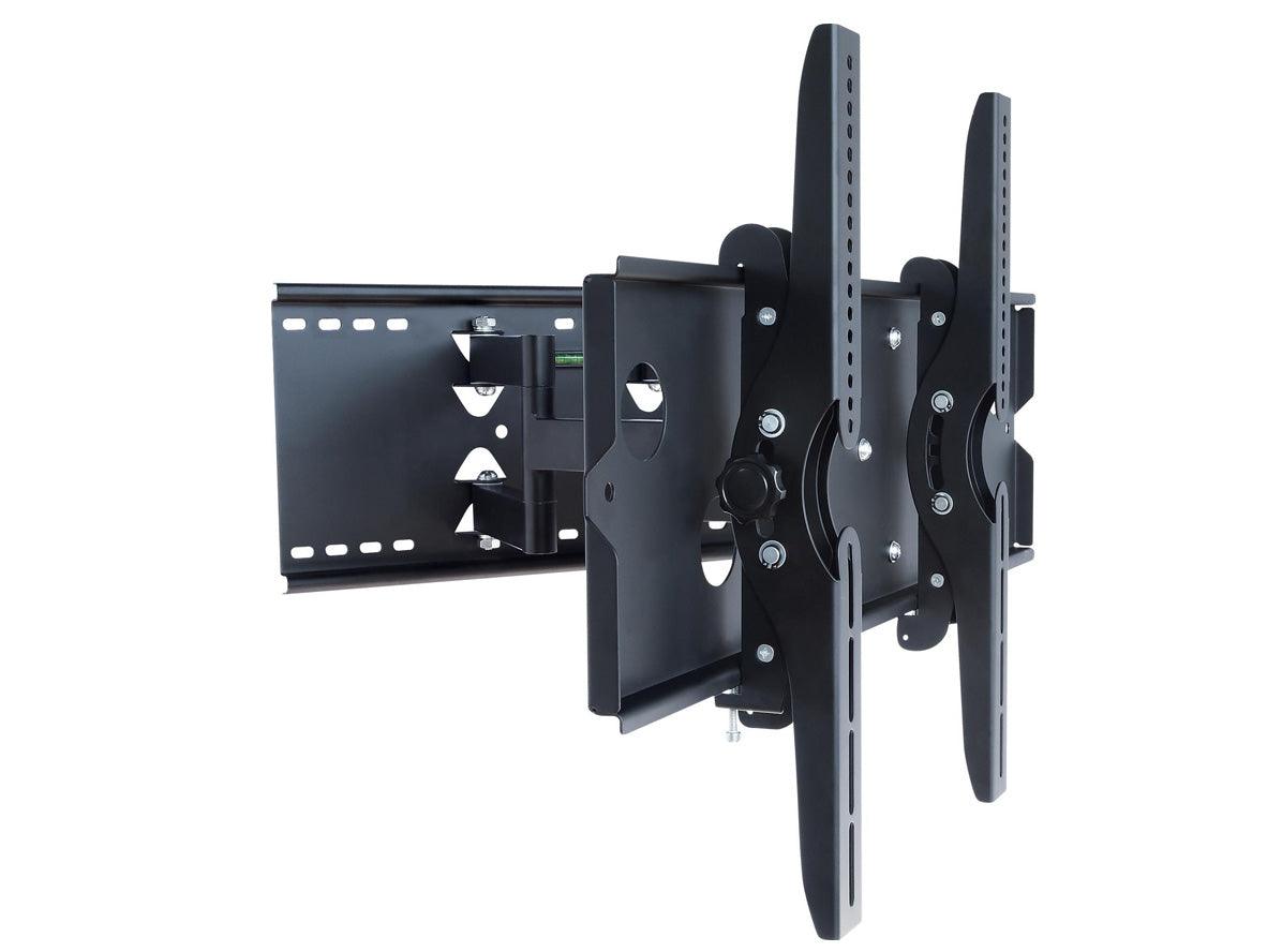 Orca Moveable Double Arm Wall Bracket Fits 50 to 75 Inch TVs - Loading Capacity 80 KG - Zayoom