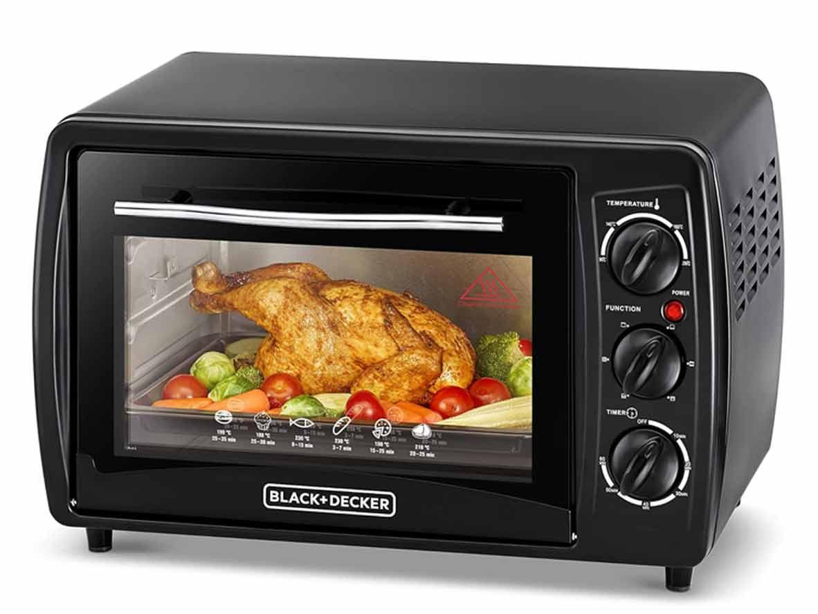 BLACK+DECKER Double Glass Toaster Oven 19L - 1380W - Zayoom