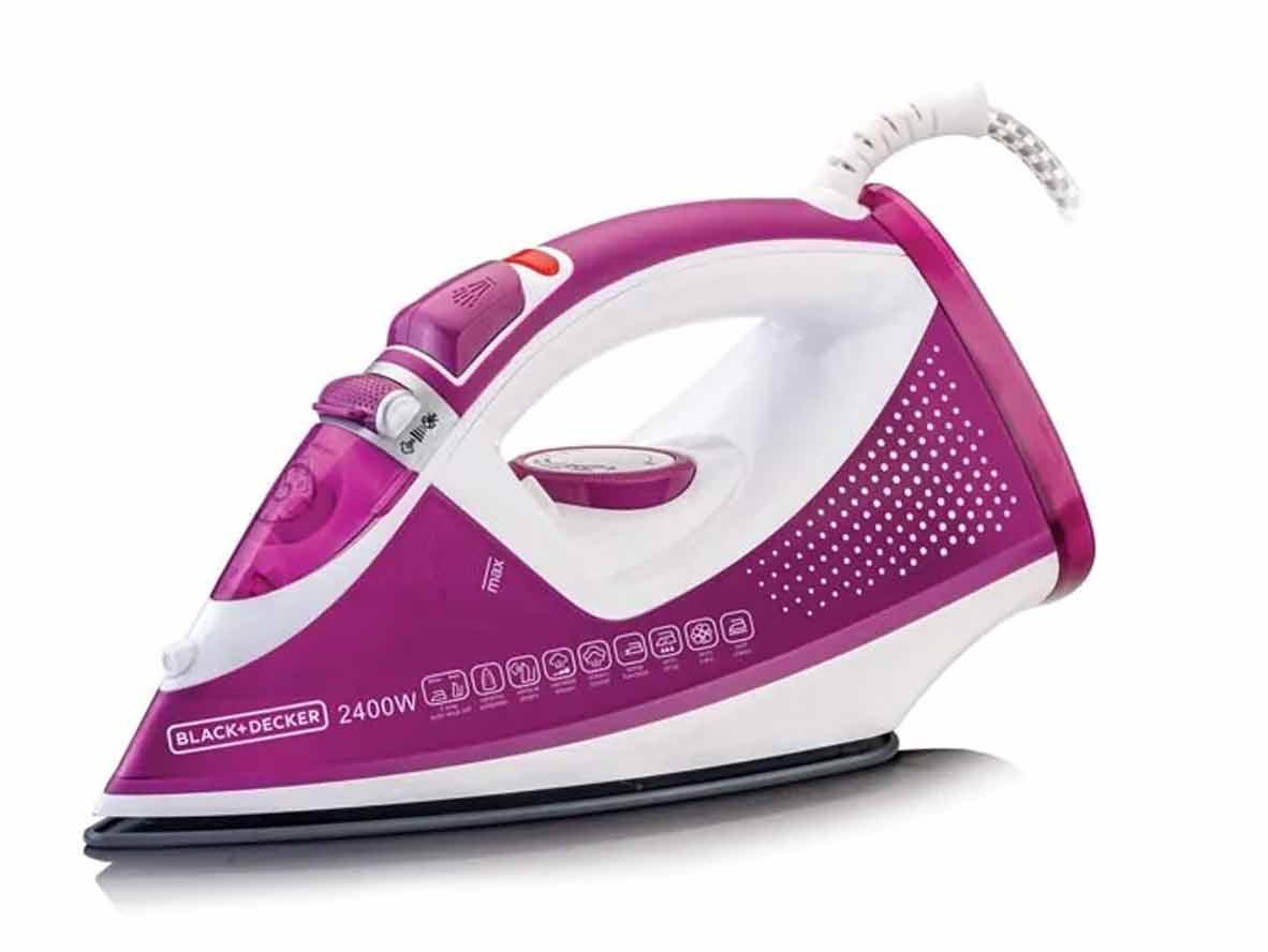 BLACK+DECKER MPP+ Steam Iron with Auto Shutoff and Ceramic Soleplate - 2400W - Zayoom