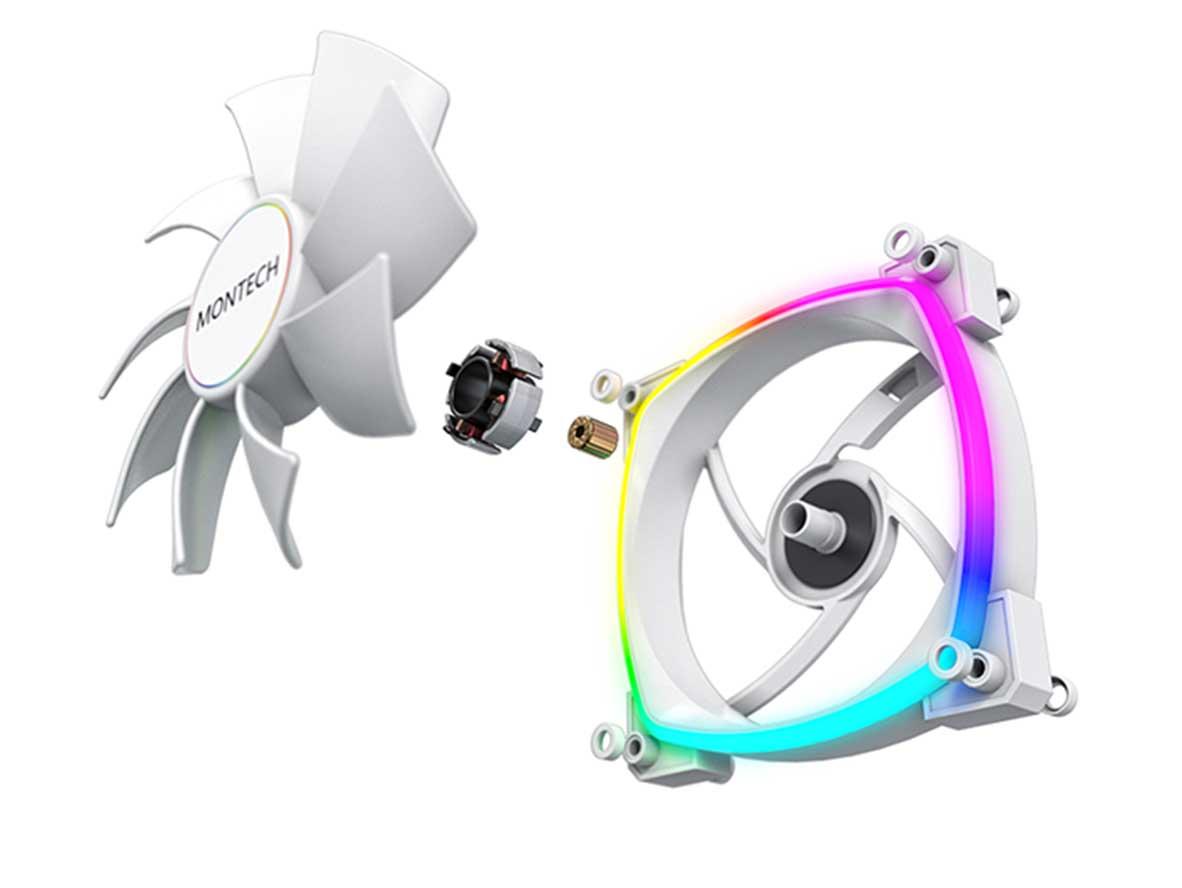 Montech AX140 PWM- PC Fan - White - Zayoom