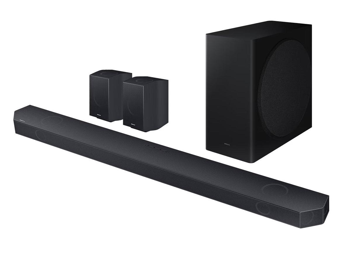 Samsung Q-Symphony 9.1.4ch Dolby Atmos Soundbar System With Wireless Subwoofer - Black - Zayoom
