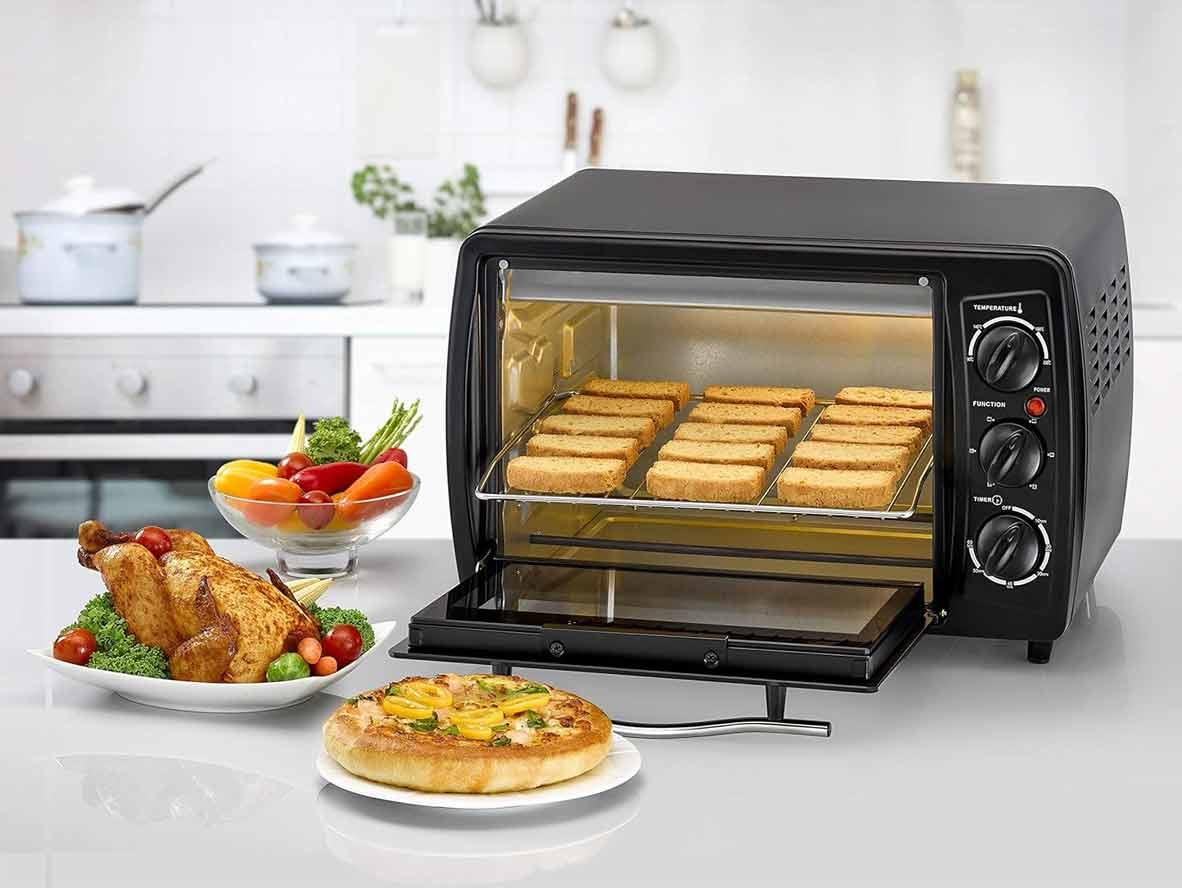 BLACK+DECKER Double Glass Toaster Oven 19L - 1380W - Zayoom