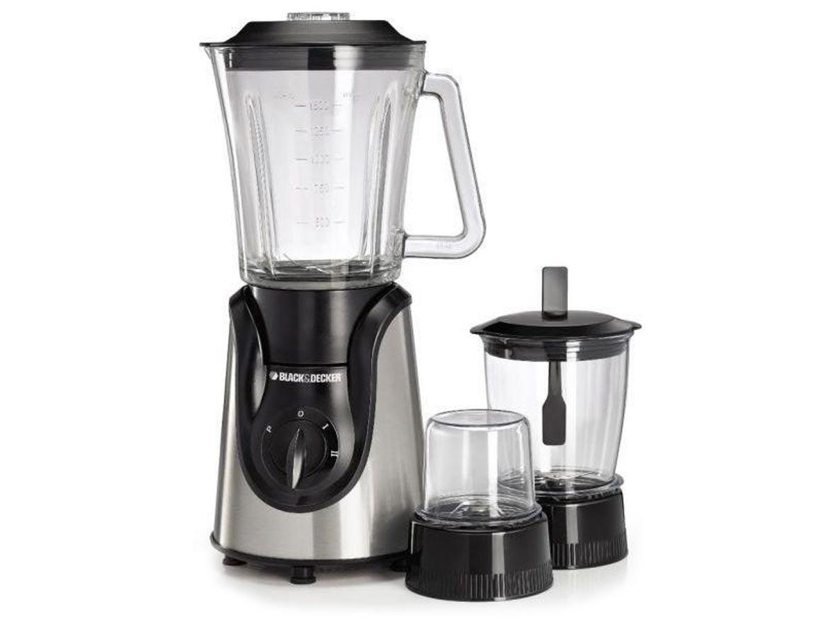 BLACK+DECKER Glass Blender with Grinder- Mincer-Chopper 1.5L - 600W - Zayoom