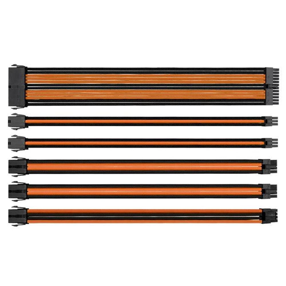Thermaltake TtMod Sleeve Cable – Orange/Black - Zayoom