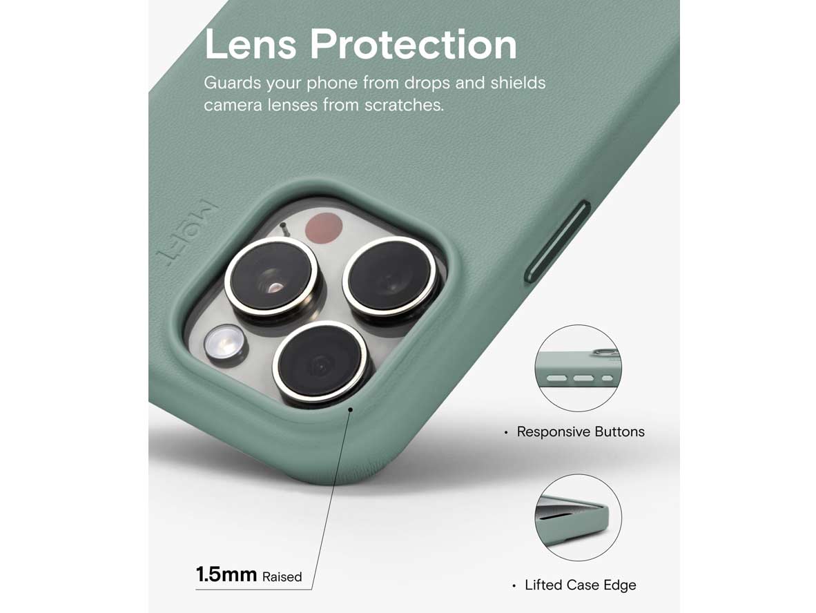 MOFT Snap Case iPhone 15 Pro Max - Seafoam - Zayoom