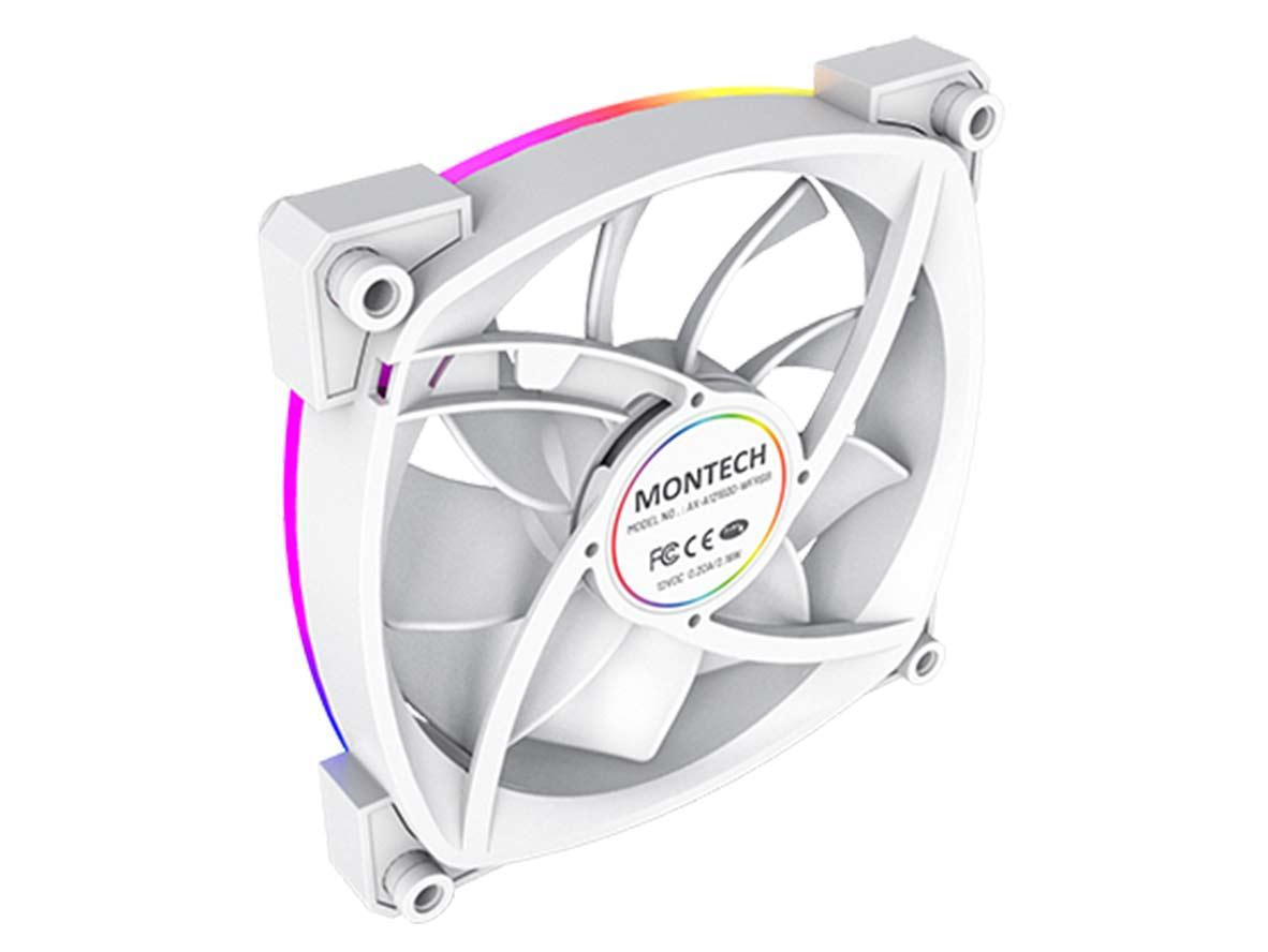Montech AX120 PWM- PC Fan - White - Zayoom