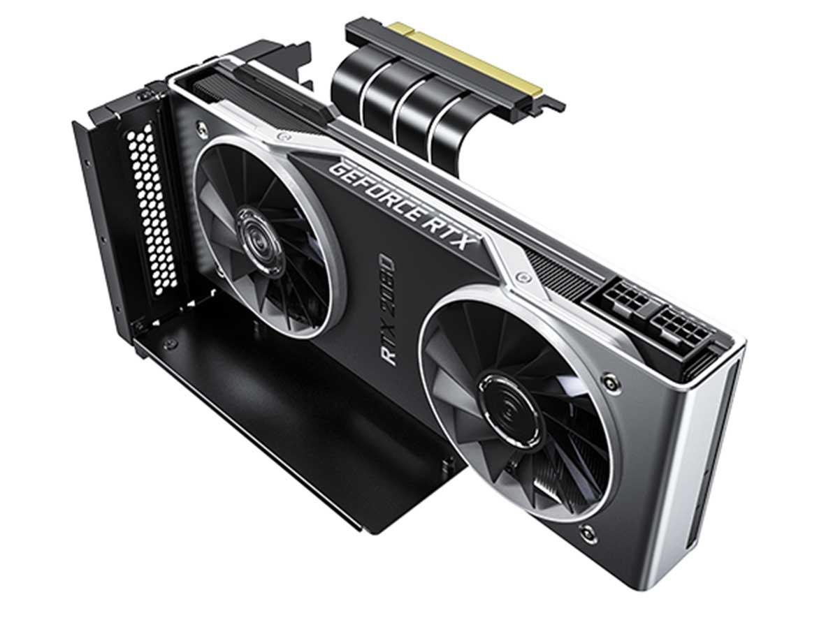 Montech Vertical Graphics Card Holder Kit - Black - Zayoom