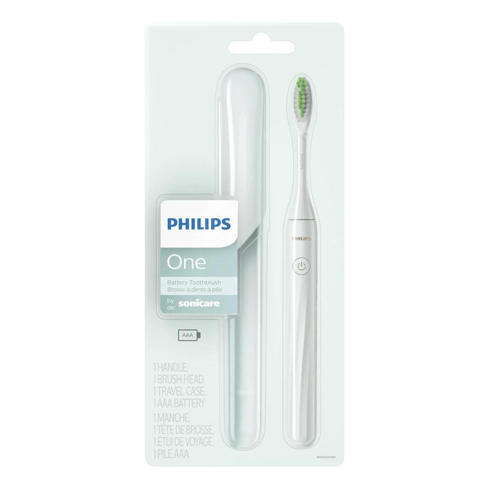 Philips One Battery Toothbrush by Sonicare - HY1100/03 - Mint Blue - Zayoom