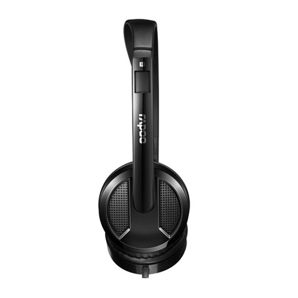 Rapoo Wired Headset Plus Stereo - Black - Zayoom