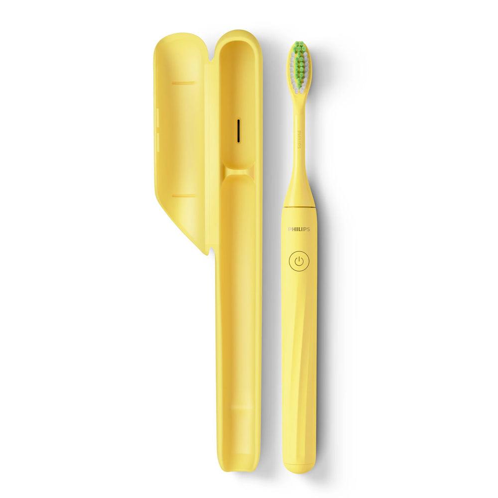 Philips One Battery Toothbrush by Sonicare - HY1100/02 - Mango Yellow - Zayoom