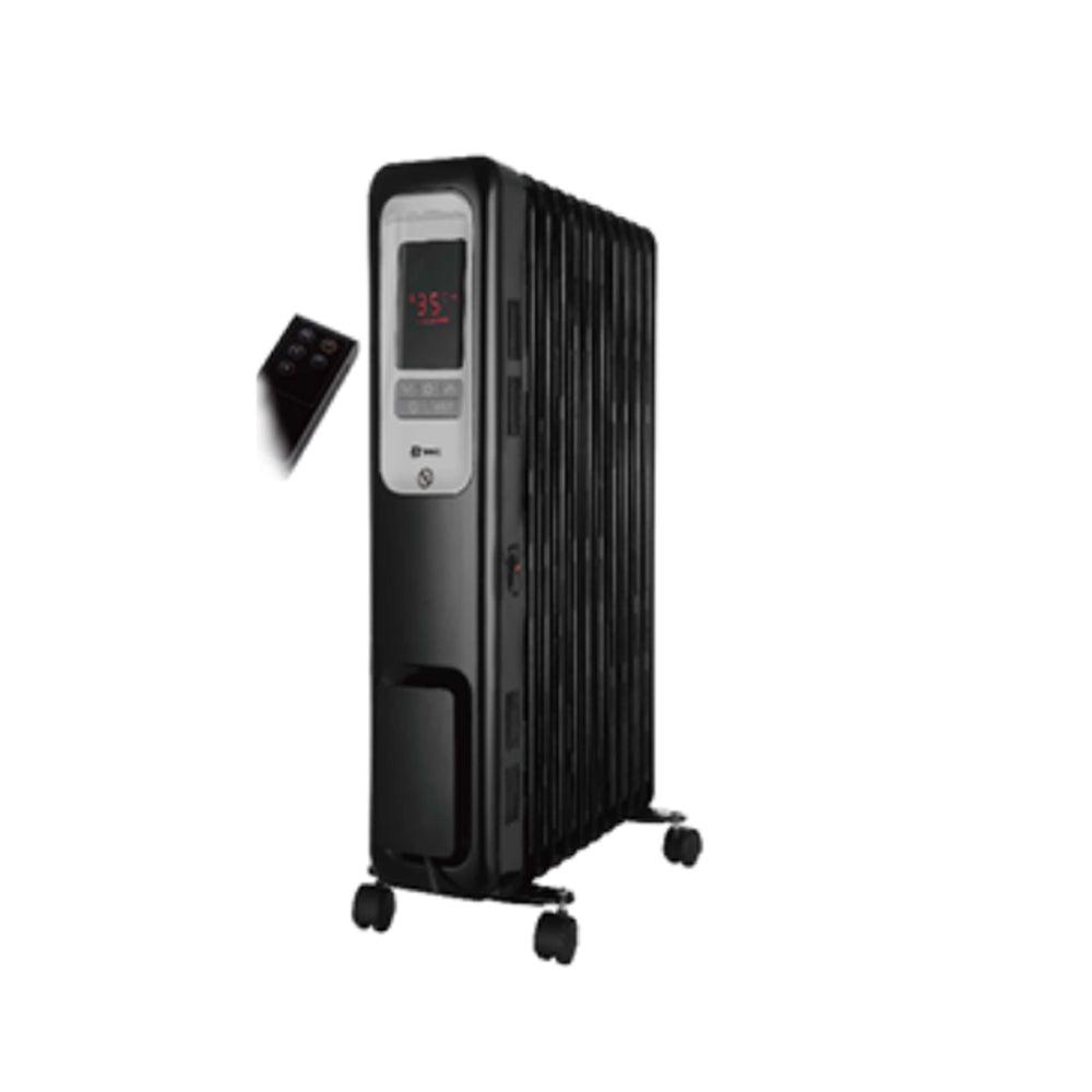 BEC Oil Heater 11 Fins & Remote control - 2300W - Black - Zayoom