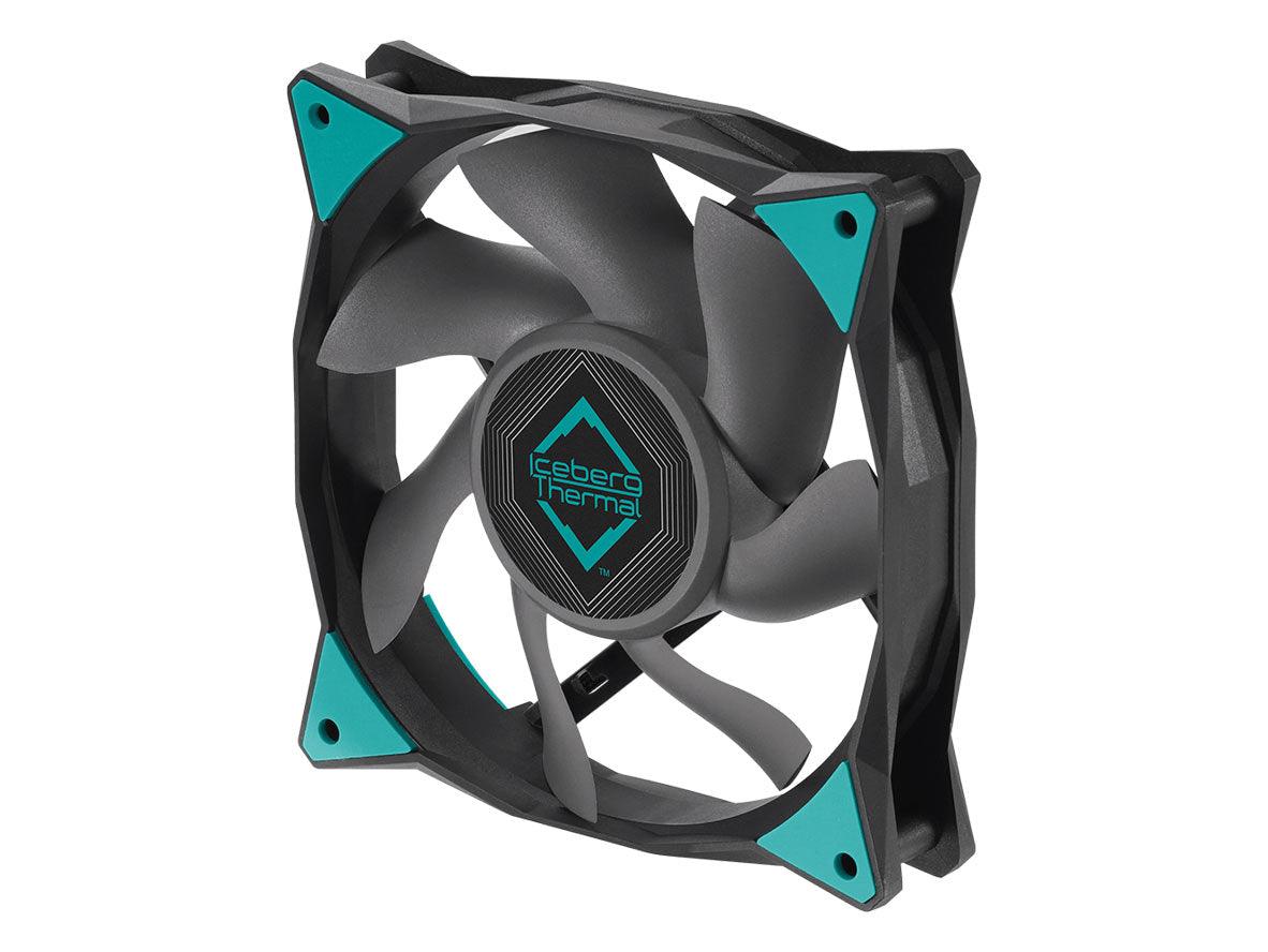 Iceberg Thermal IceGALE Xtra 120mm PWM High Performance Case Fan - Black - Zayoom