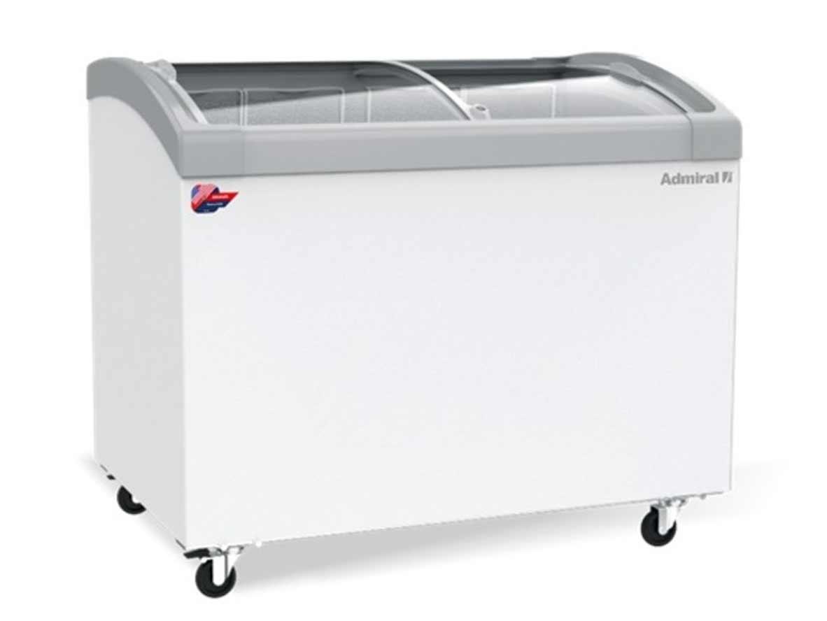 Admiral Chest Freezer 300Liters 10.5Cft , Sliding glass door - White - Zayoom