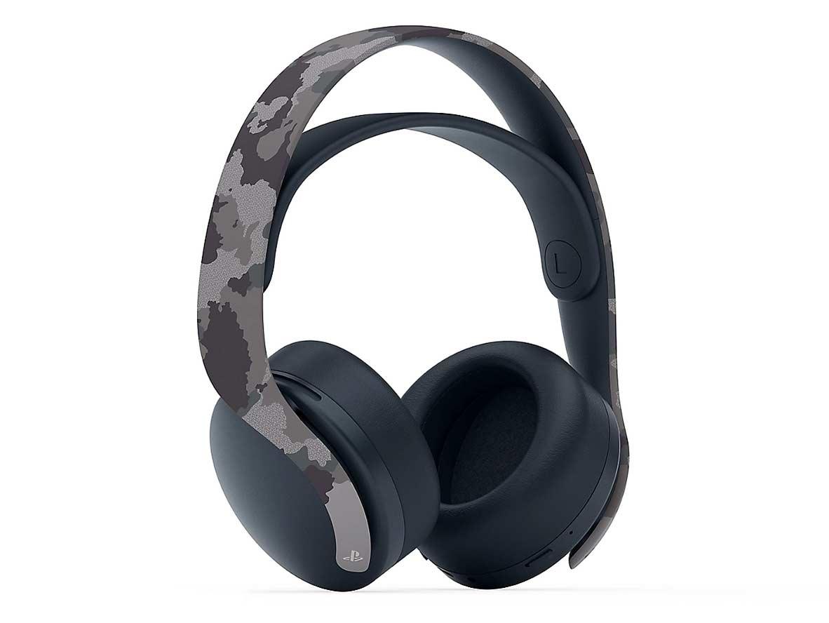 Sony PlayStation Pluse 3D™ Wireless Headset For PS5 - Gray Camouflage - Zayoom