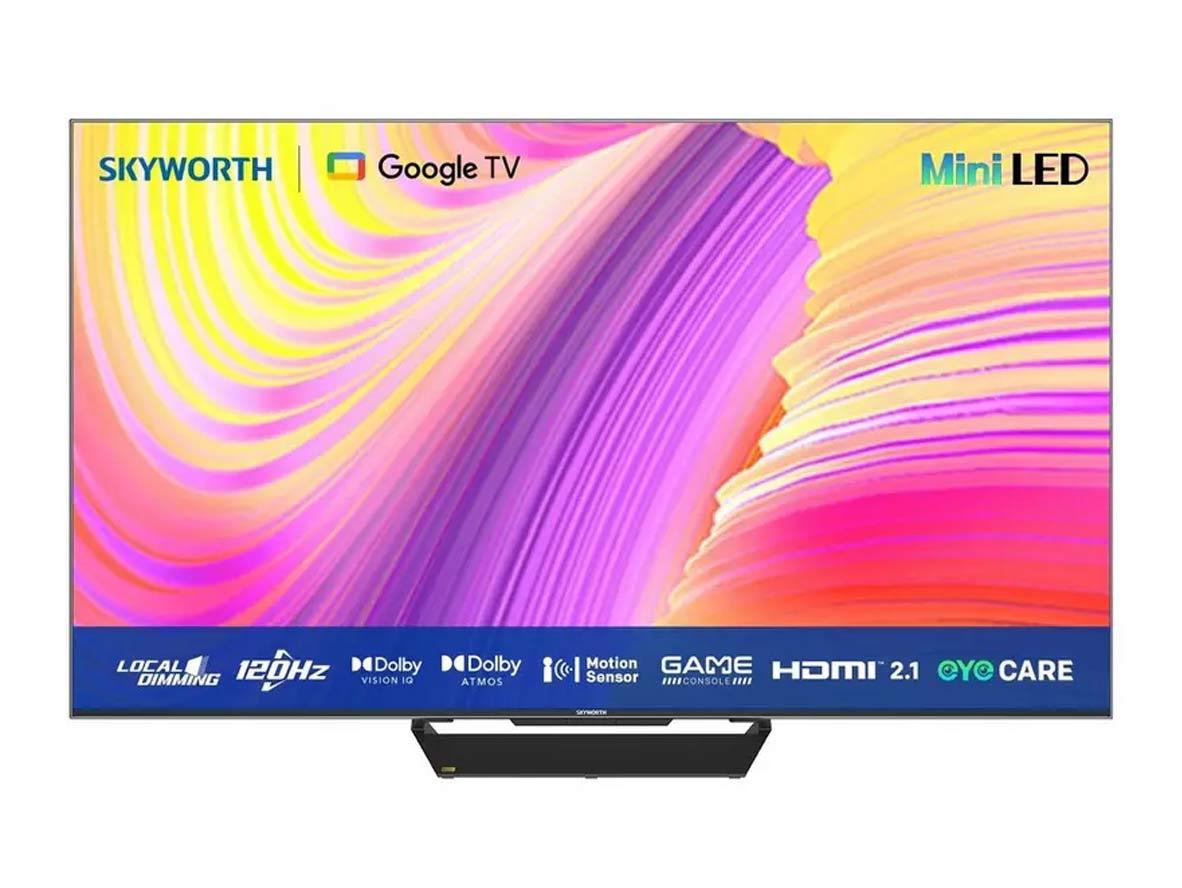 Skyworth - 65 Inch - Mini LED - 4K Ultra HD - Smart Android TV - 120Hz - HDR10 - Zayoom