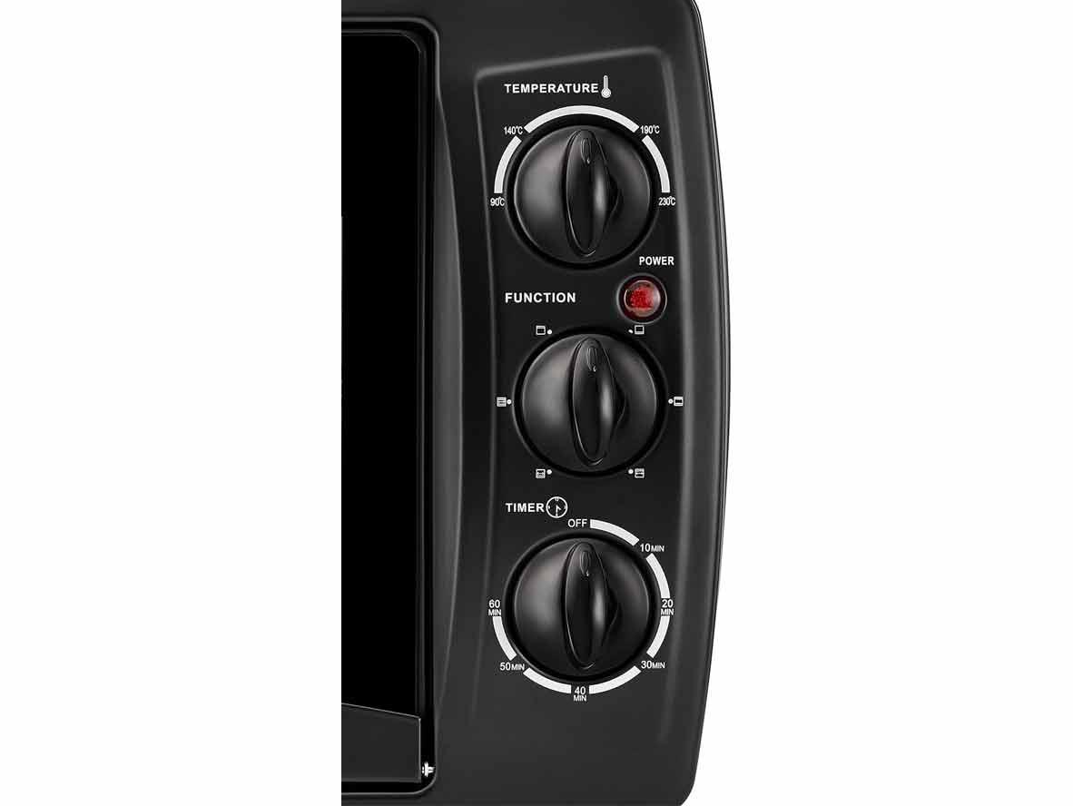BLACK+DECKER Double Glass Toaster Oven 19L - 1380W - Zayoom