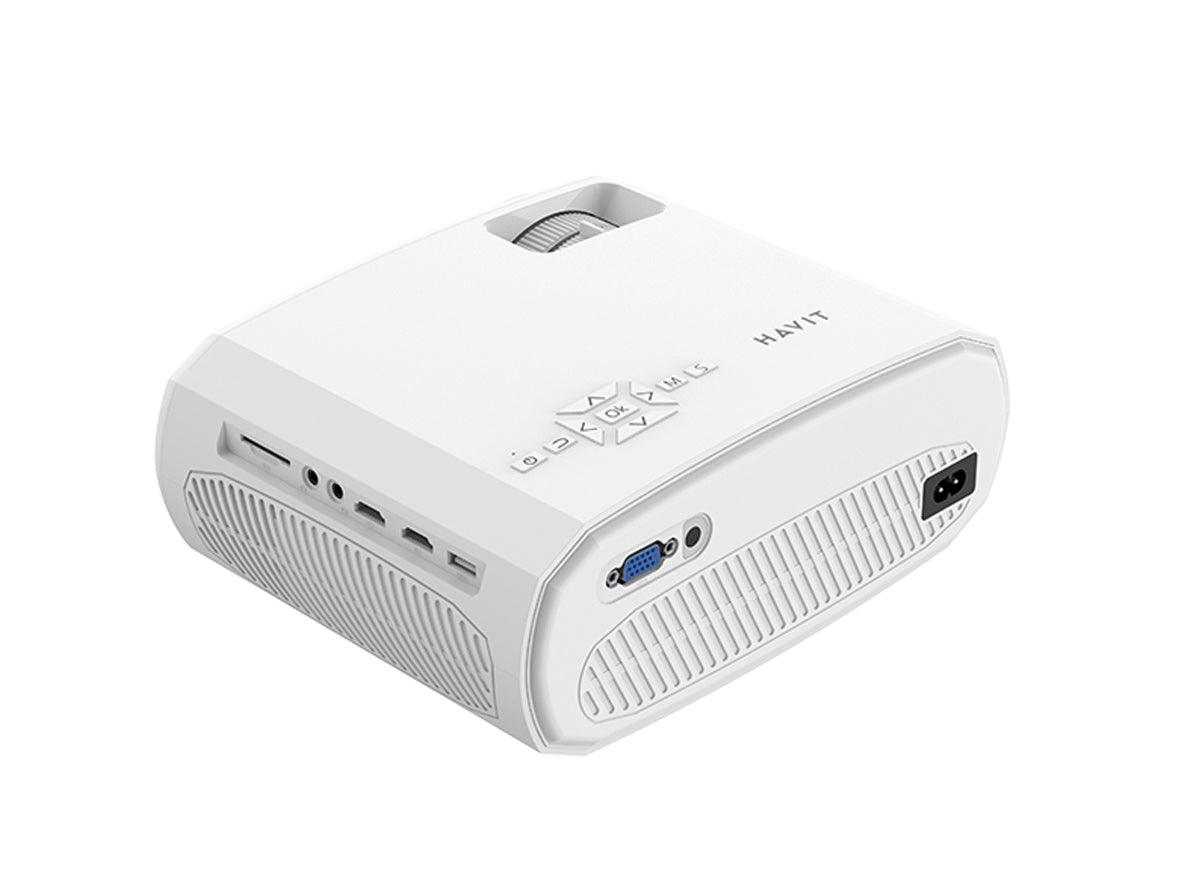 HAVIT PJ202 Pro 4K Smart Projector Pro - White - AS-IS (Open Box) - Zayoom