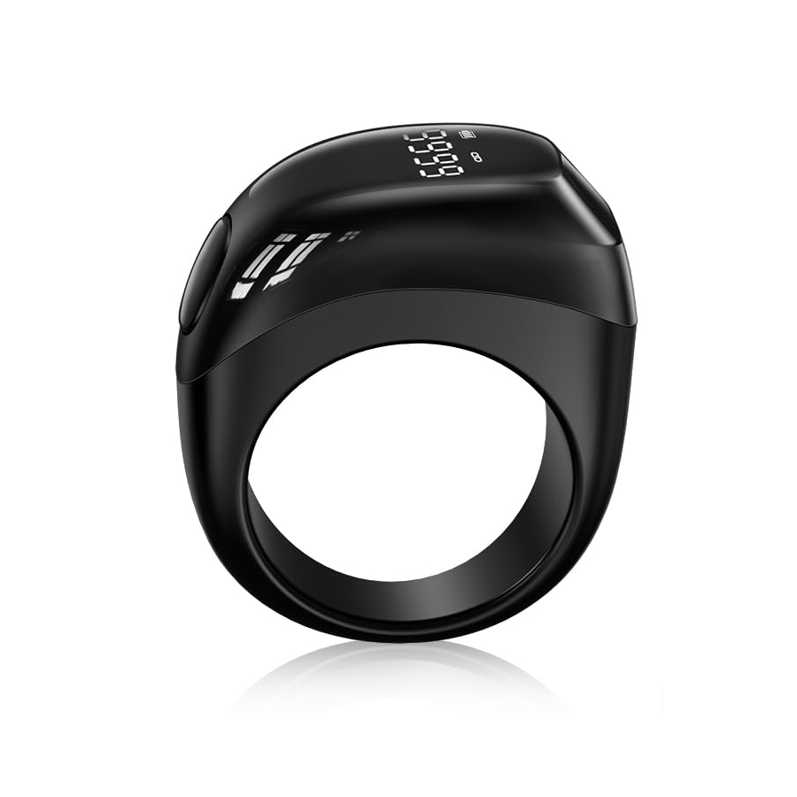 Muslim Prayer Ring Iqibla Zikr Ring Tasbih Counter Metal Finger Rings - - Zayoom