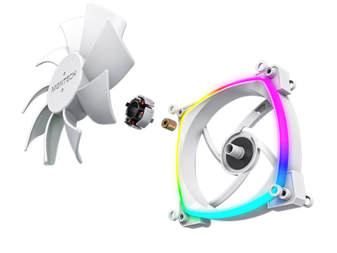 Montech AX120 PWM- PC Fan - White - Zayoom