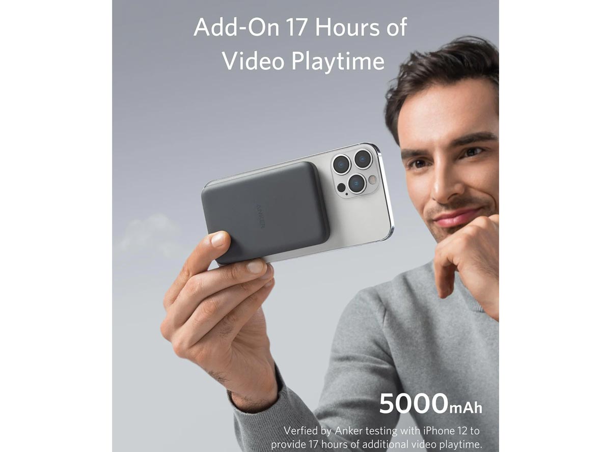 Anker 633 Magnetic Wireless Charger (MagGo) 5K - Black - Zayoom