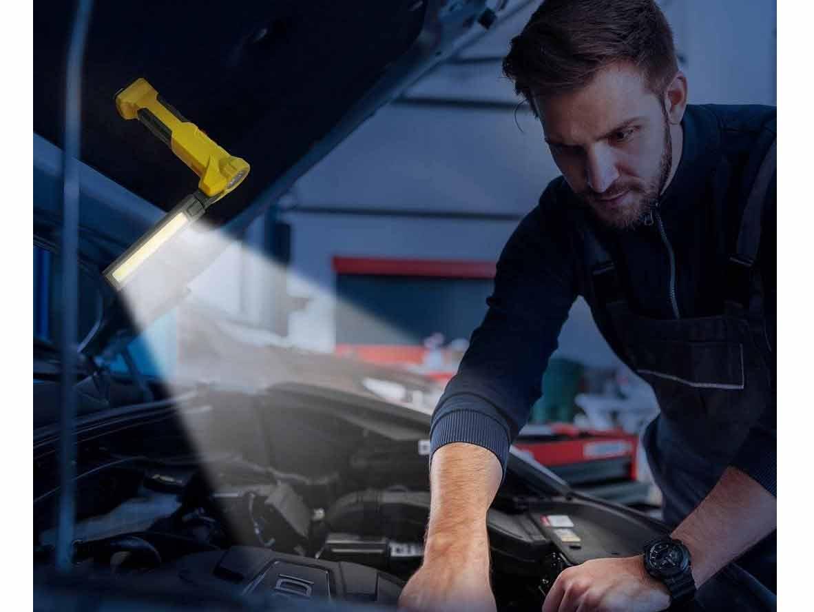 Shell LED Rechargeable Work Light/Flashlight with 5000 mAh Power Bank - Zayoom