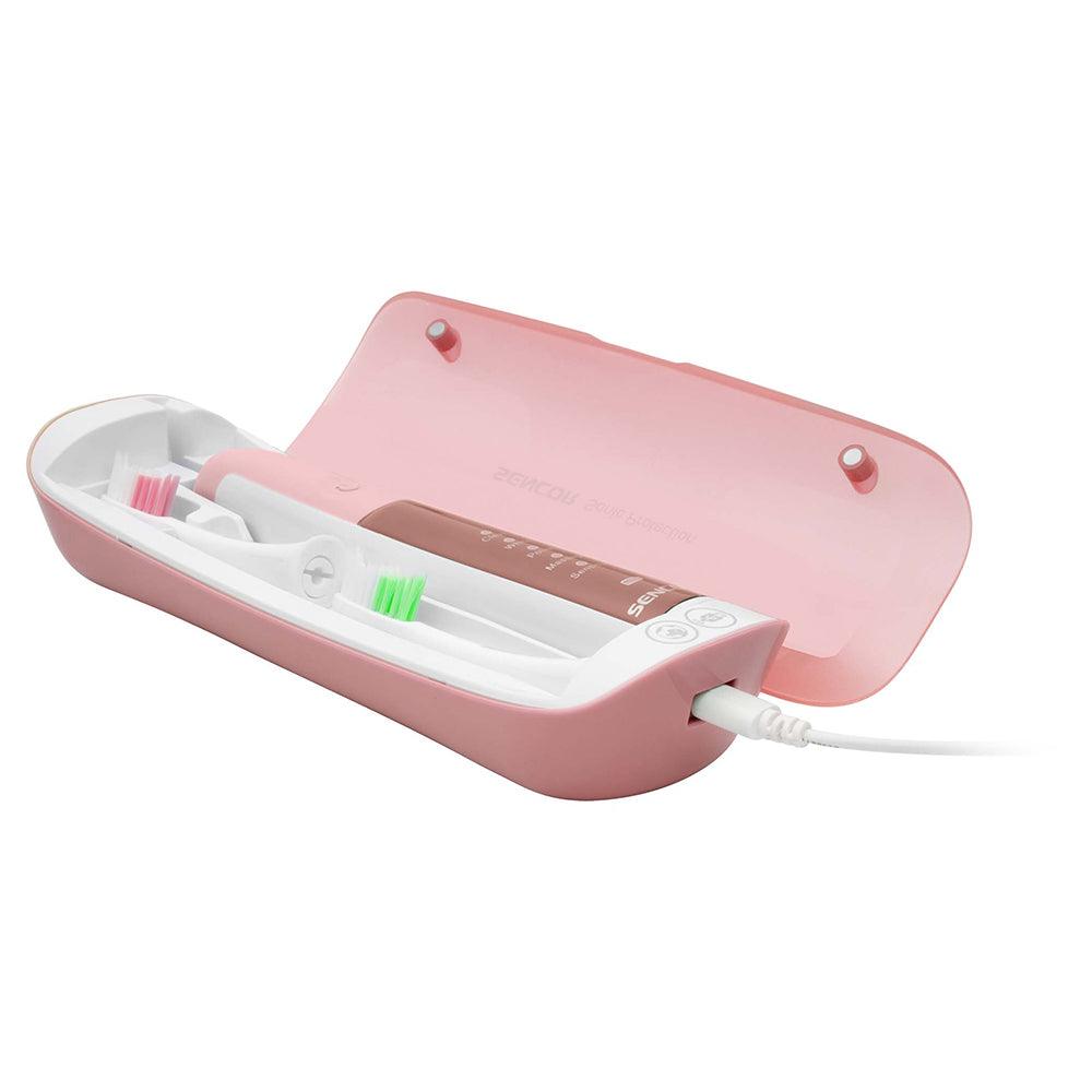 Sencor SOC 2201 Electric Sonic Rechargeable Toothbrush - Pink - Zayoom