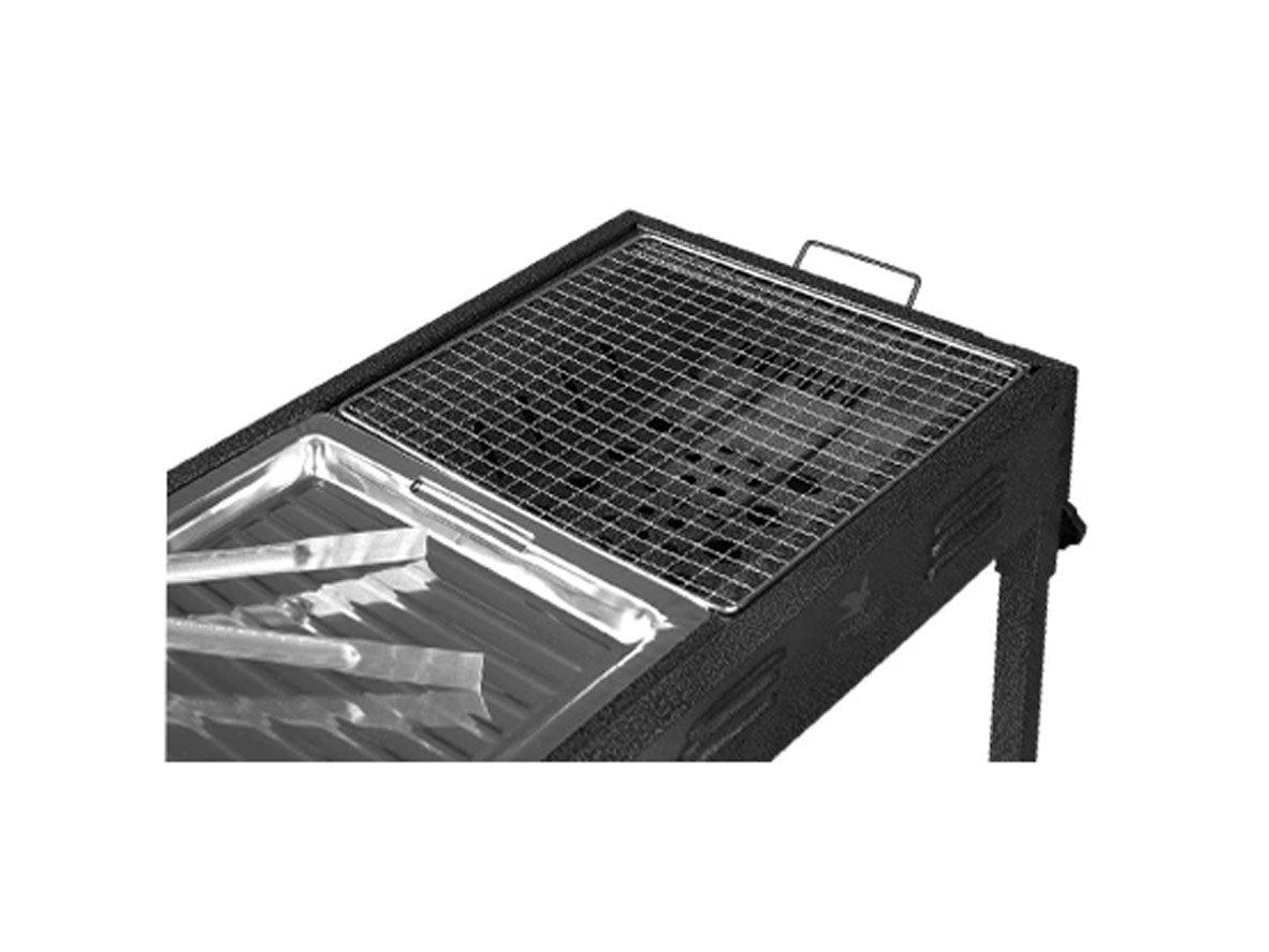 Alaysh Steel Legged Grill with Black Griddle - Zayoom