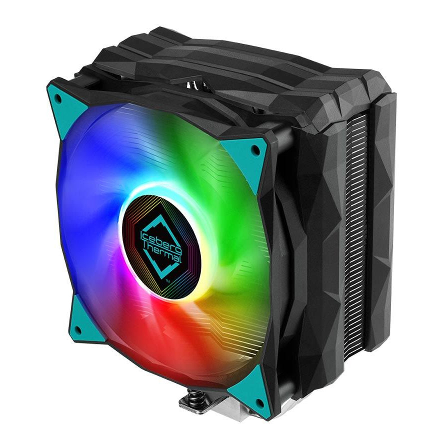 Iceberg Thermal IceSLEET G4 OC ARGB 120mm PWM CPU Cooler - Black - Zayoom
