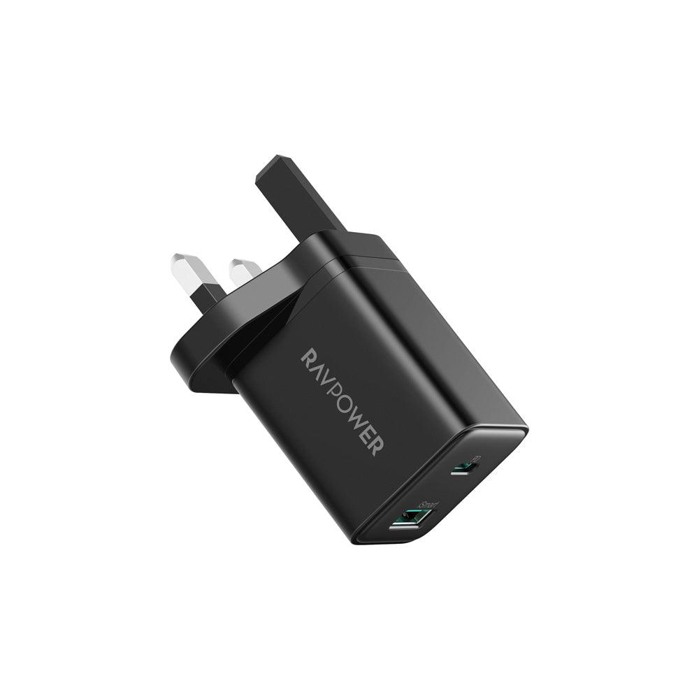 RAVPower RP-PC170B - PD 30W - Type C Wall Charger - Black - Zayoom