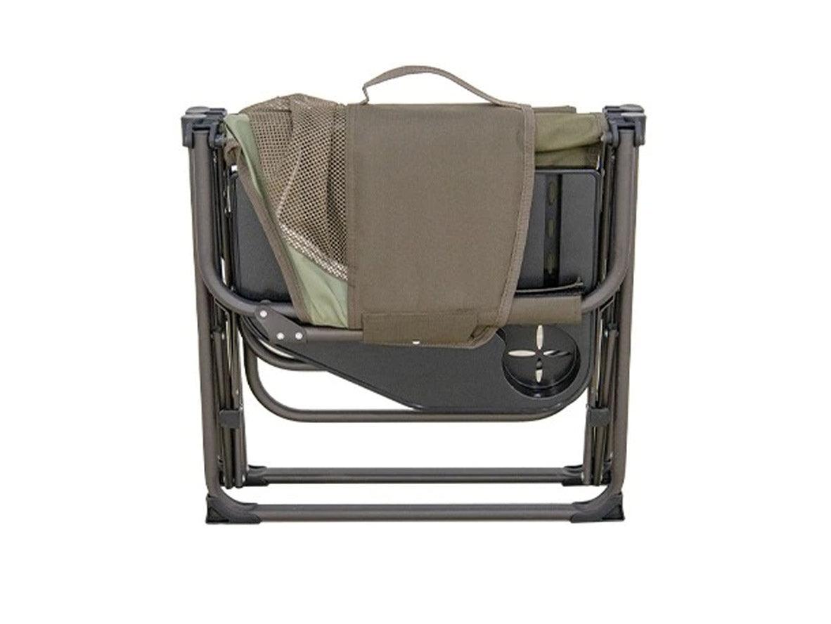 Alaysh Foldable Aluminim Chair - With Side Table and Oily Pockets - Zayoom