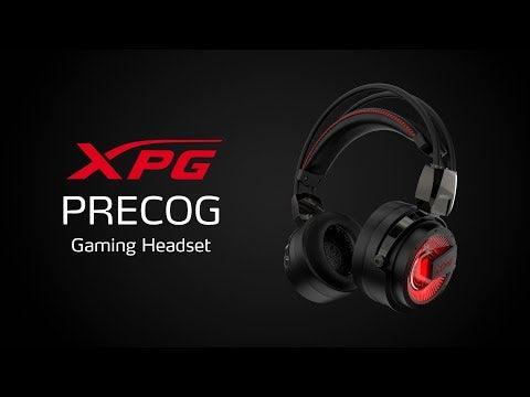 XPG Precog Gaming Wired Headset - Black & Red - Zayoom