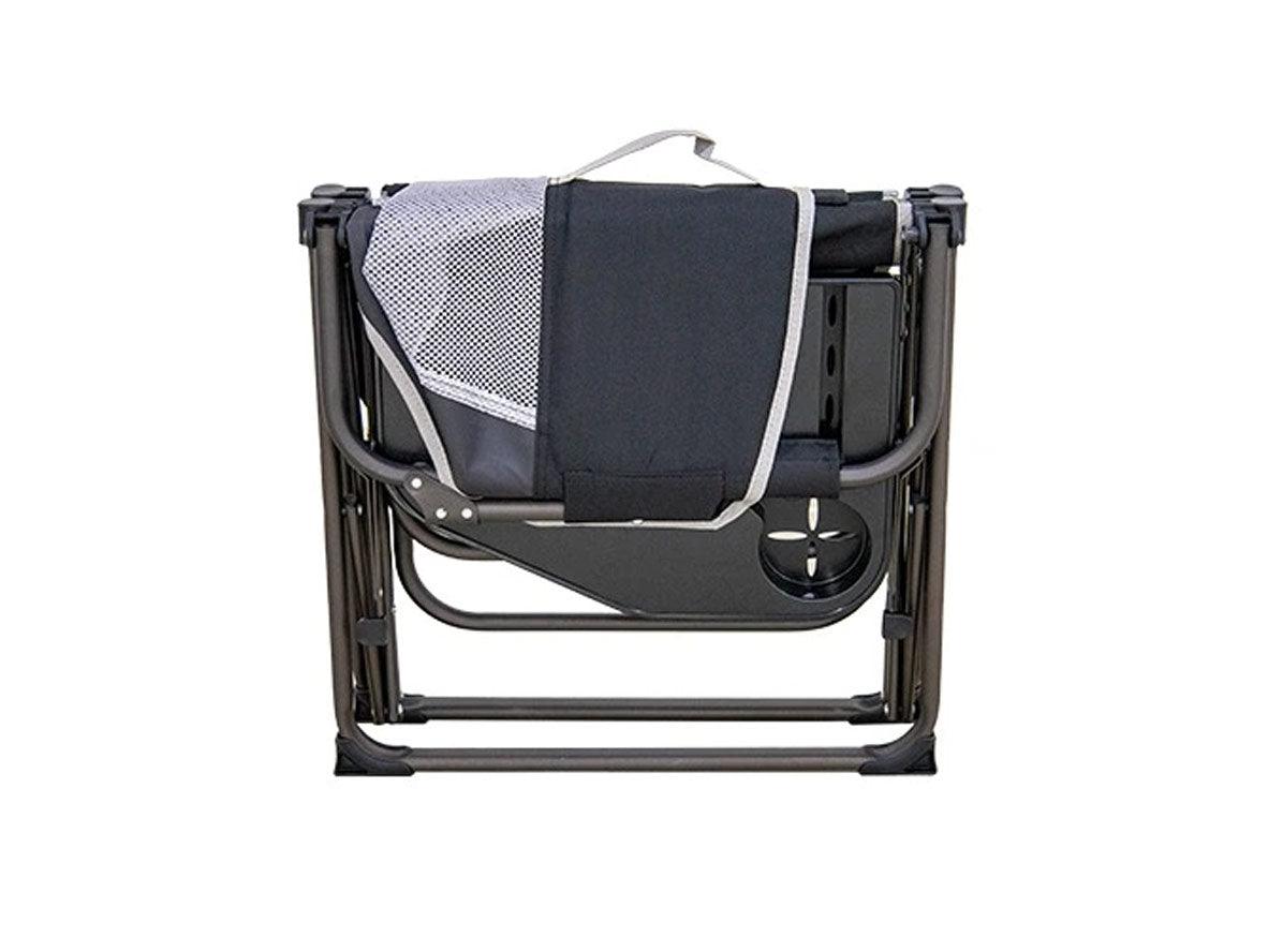 Alaysh Foldable Aluminim Chair - With Side Table and Pocket Hiding - With Black Bag - Zayoom