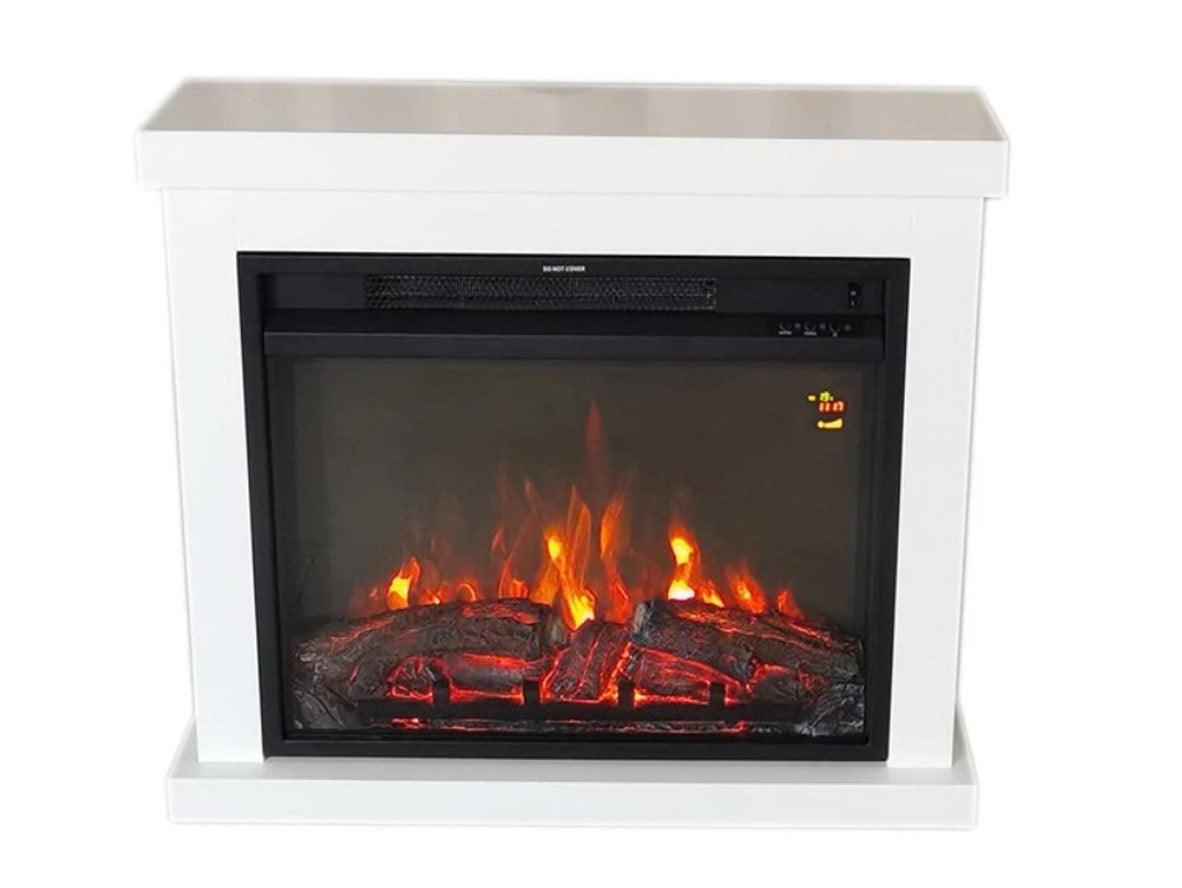 Orca Real Hollow Flame Effect Fireplace Heater - 2000W - Zayoom